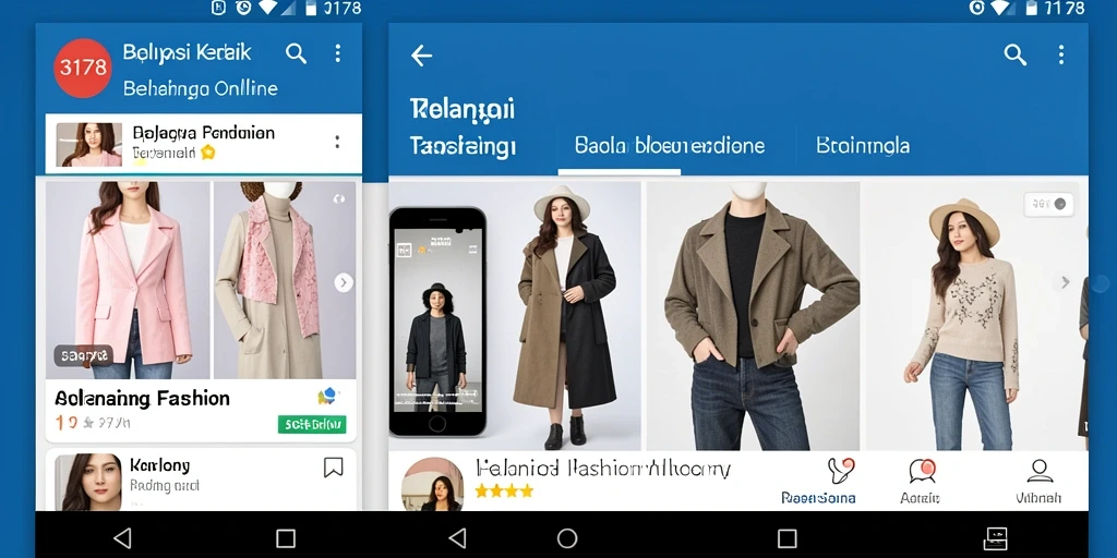 Tampilan antarmuka aplikasi Fashion 3178 yang menarik.