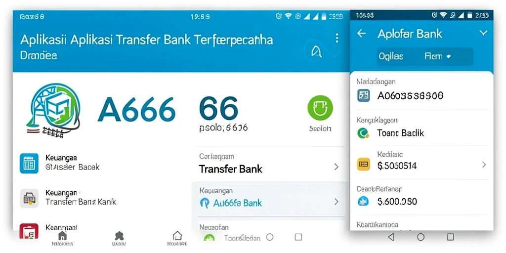 Antarmuka pengguna aplikasi AA666 yang sederhana dan intuitif.