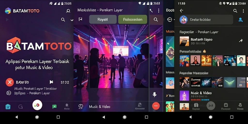 Screenshot utama BATAMTOTO menampilkan antarmuka perekam layar yang intuitif.