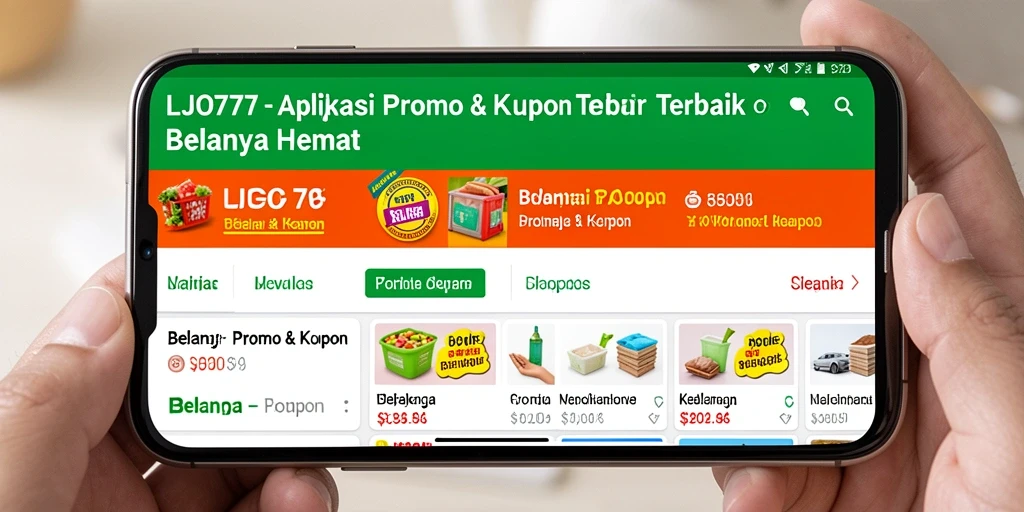 Tampilan antarmuka LJO777 yang sederhana dan menarik.