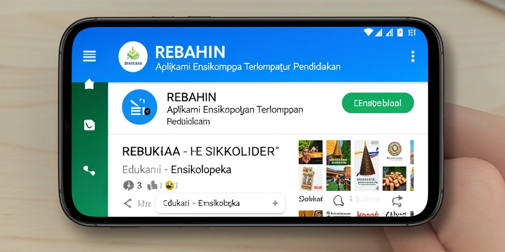 Antarmuka aplikasi REBAHIN yang intuitif dan menarik.